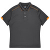 Hamilton Mens Polos Slate Fluro Orange